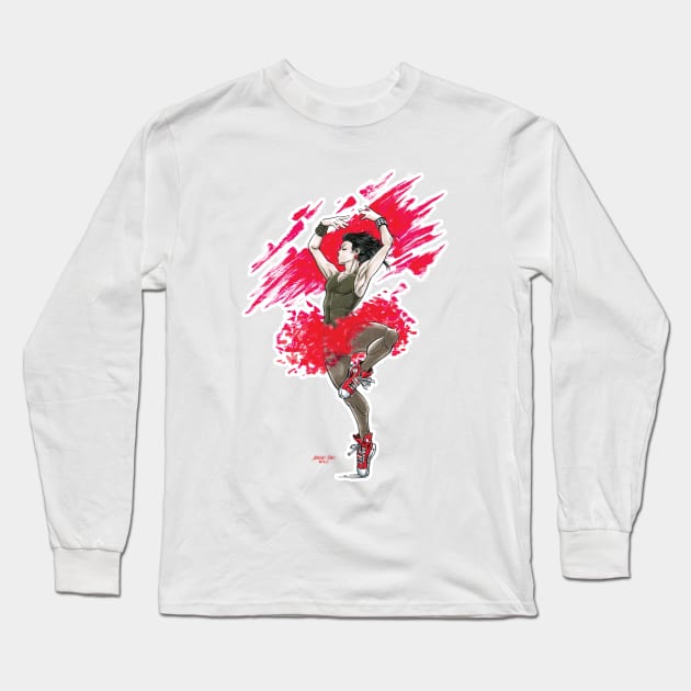 Rockin' Ballet Long Sleeve T-Shirt by mariocau